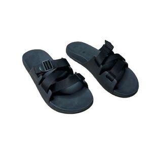 CHACO  MEN'S CHILLOS‎ BLACK SLIDES SIZE 43M